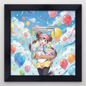 鳴依的鼓勵 123/88 特別插畫稀有 Pokemon TCG 延伸藝術 畫廊展示 view 4