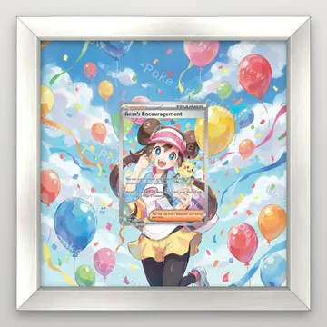 鳴依的鼓勵 123/88 特別插畫稀有 Pokemon TCG 延伸藝術 畫廊展示 view 5
