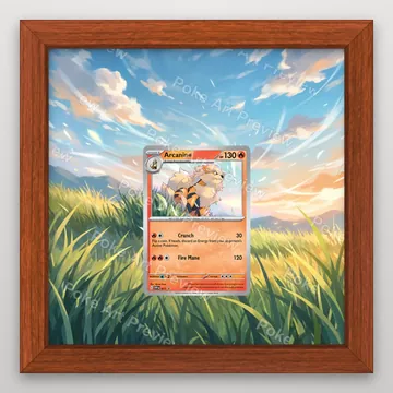 ウインディ SVP 011 プロモ ポケモンTCG拡張アート コレクター展示用 view 2