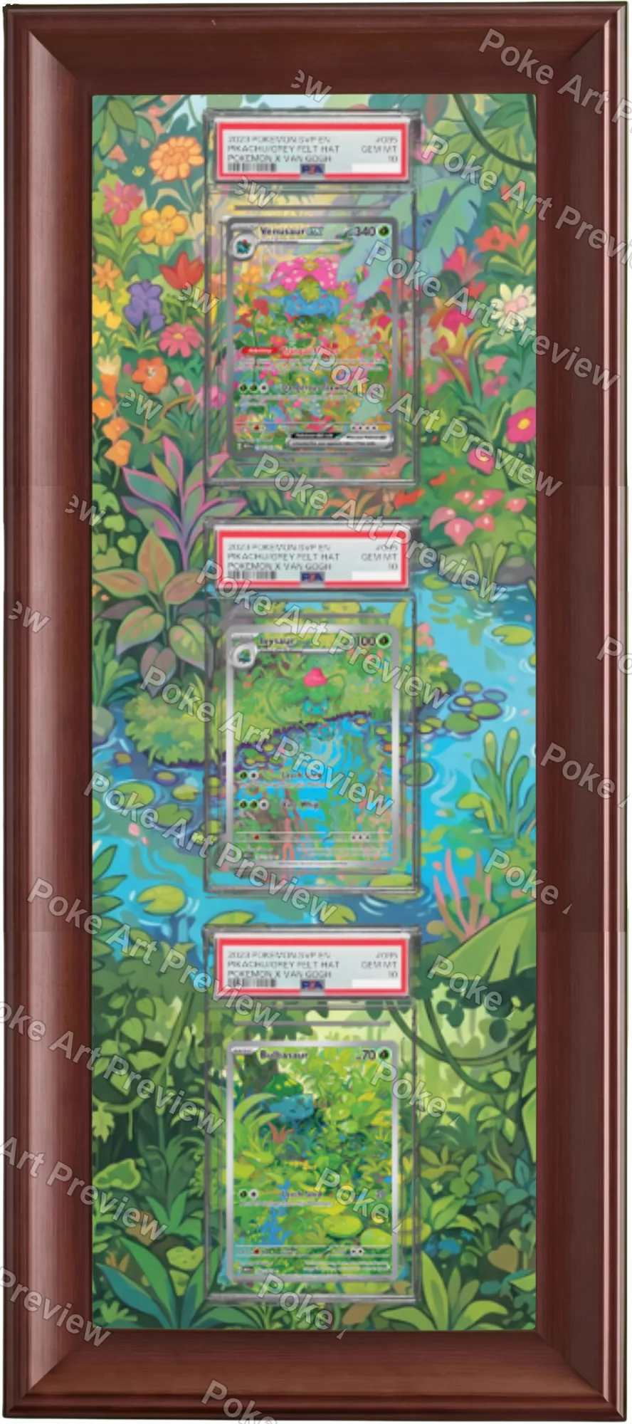 フシギダネ、フシギソウ、フシギバナex Scarlet & Violet 151 ポケモンTCG拡張アート コレクター展示用 view 5