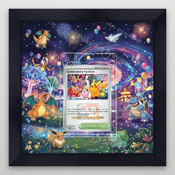 Celebratory Fanfare 028 Ace Trainer promo Pokemon TCG extension art collector display view 4