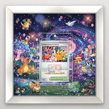 Celebratory Fanfare 028 Ace Trainer promo Pokemon TCG extension art collector display view 5