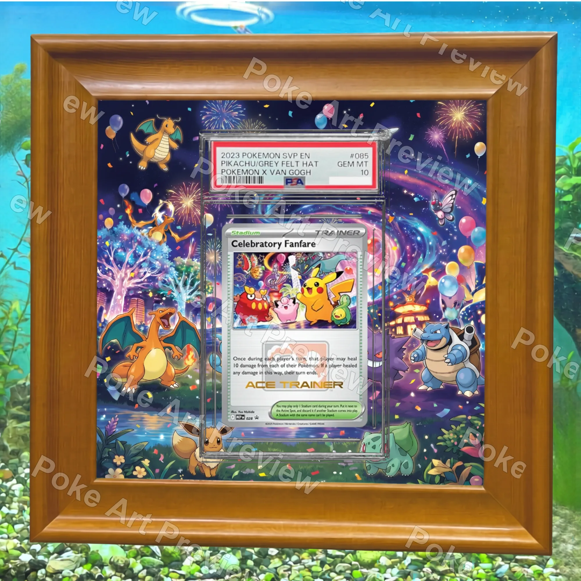 Celebratory Fanfare 028 エーストレーナープロモ ポケモンTCG拡張アート コレクター展示用 view 5