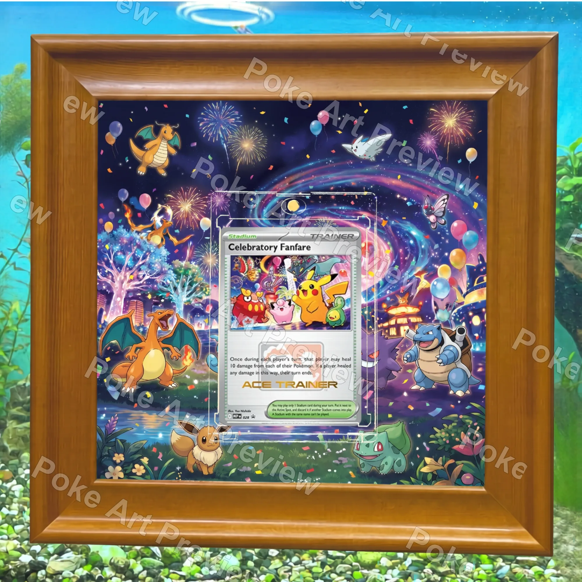 Celebratory Fanfare 028 エーストレーナープロモ ポケモンTCG拡張アート コレクター展示用 view 6