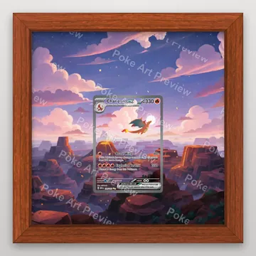 Charizard ex Scarlet & Violet 151 Pokemon TCG extension art collector display view 2
