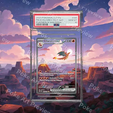 Charizard ex Scarlet & Violet 151 Pokemon TCG extension art collector display view 7