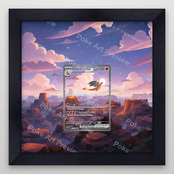 Charizard ex 199/165 SV151 SIR Pokemon TCG extension art collector display view 4
