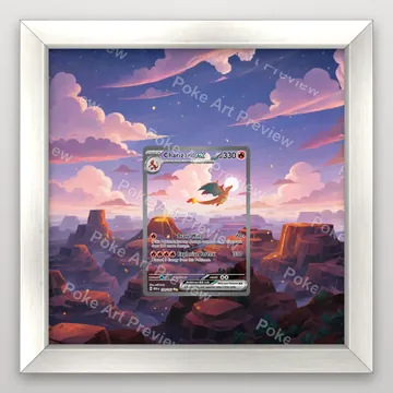 Charizard ex 199/165 SV151 SIR Pokemon TCG extension art collector display view 5
