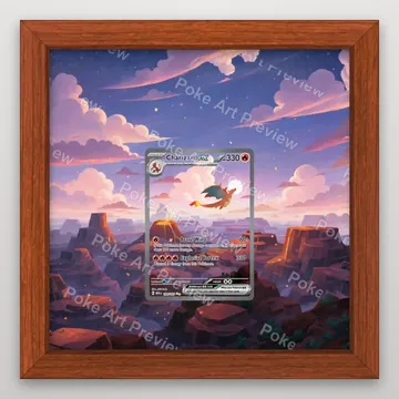 Charizard ex 199/165 SV151 SIR Pokemon TCG extension art collector display view 2