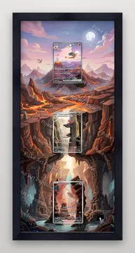 ヒトカゲ、リザード、リザードンex Scarlet & Violet 151 ポケモンTCG拡張アート コレクター展示用 view 4