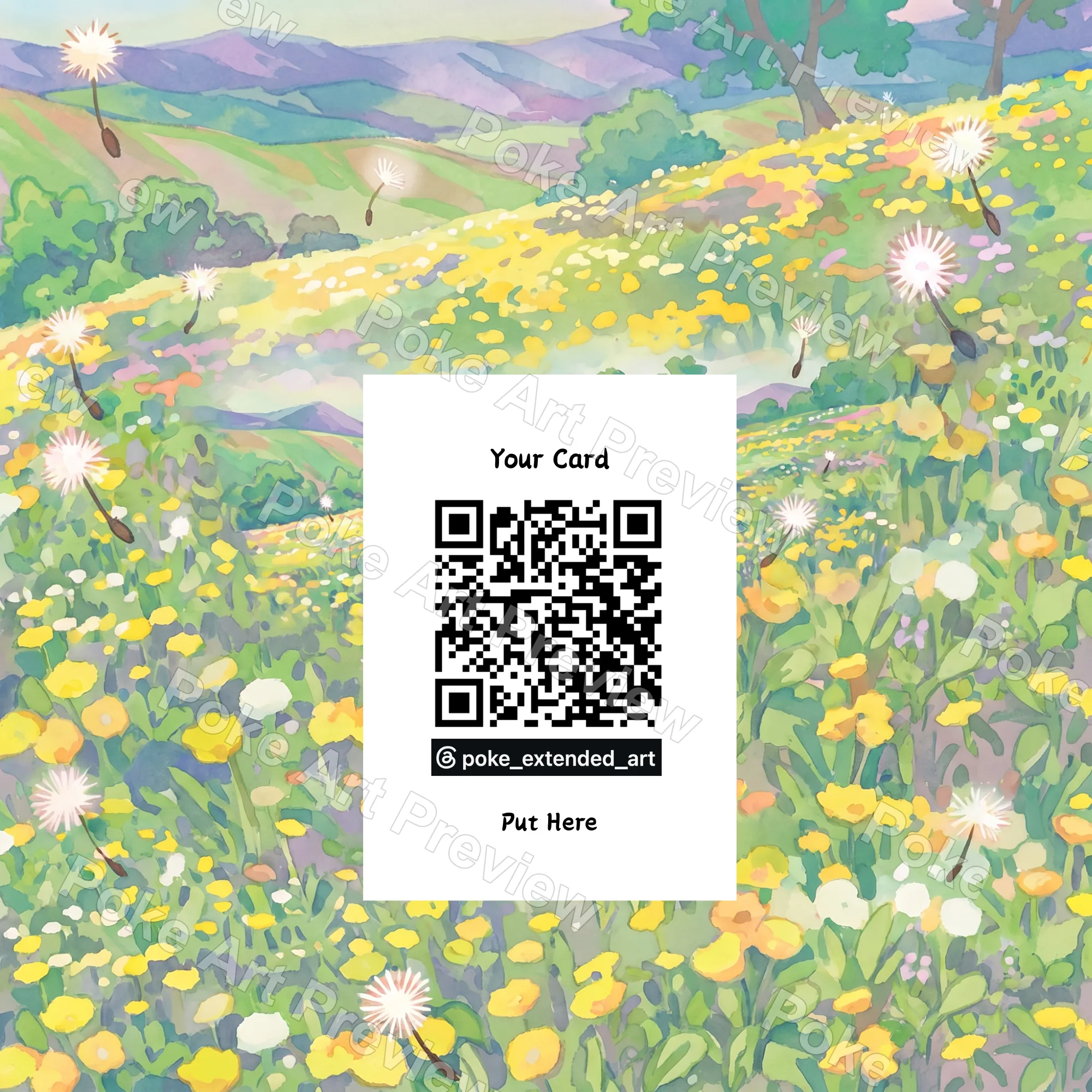 モンメン SV1P 018 プロモ ポケモンTCG拡張アート コレクター展示用 view 2