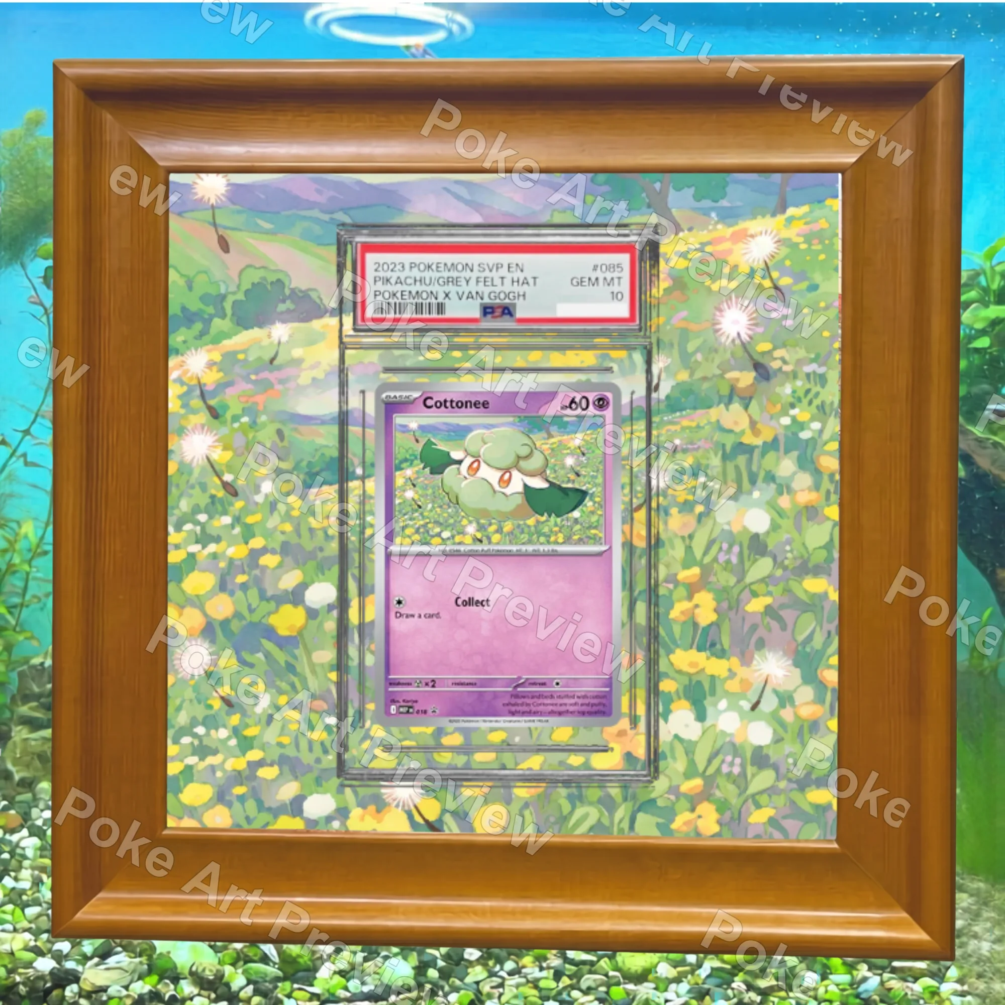 モンメン SV1P 018 プロモ ポケモンTCG拡張アート コレクター展示用 view 5