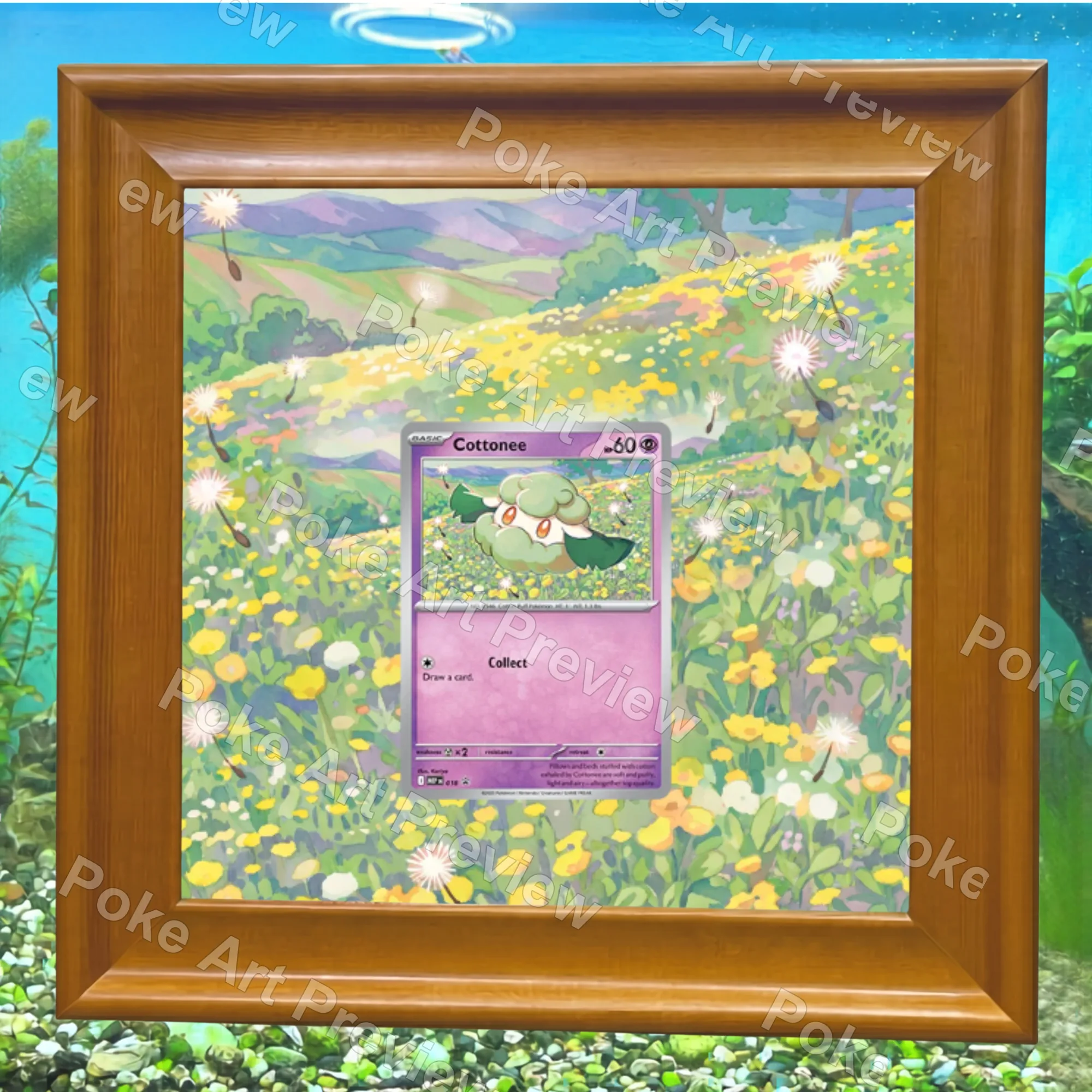 モンメン SV1P 018 プロモ ポケモンTCG拡張アート コレクター展示用 view 6