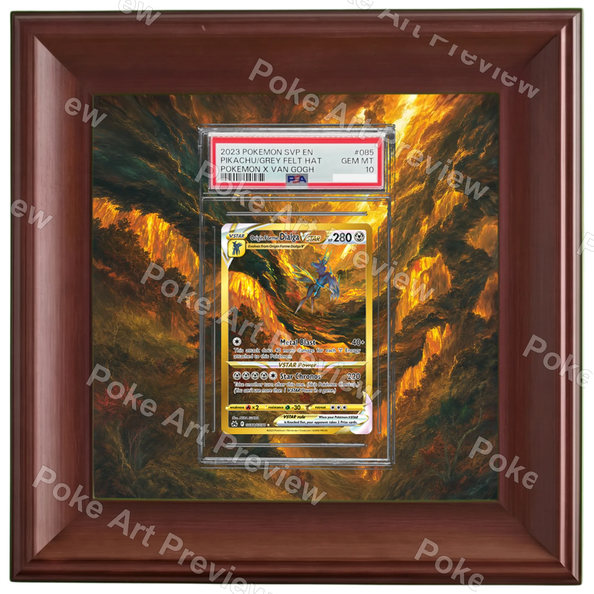 Origin Forme Dialga VSTAR Crown Zenith Pokemon TCG extension art collector display view 5