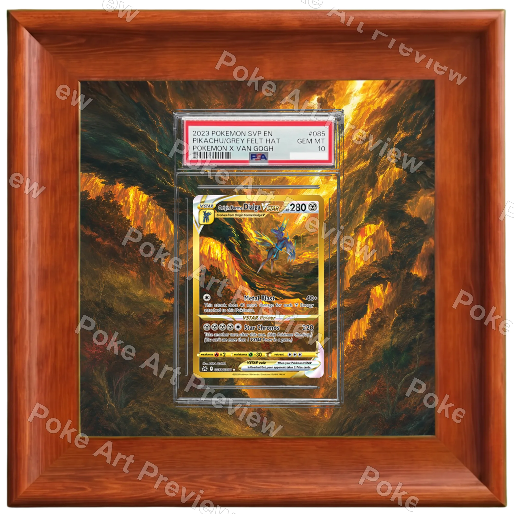 Origin Forme Dialga VSTAR Crown Zenith Pokemon TCG extension art collector display view 6