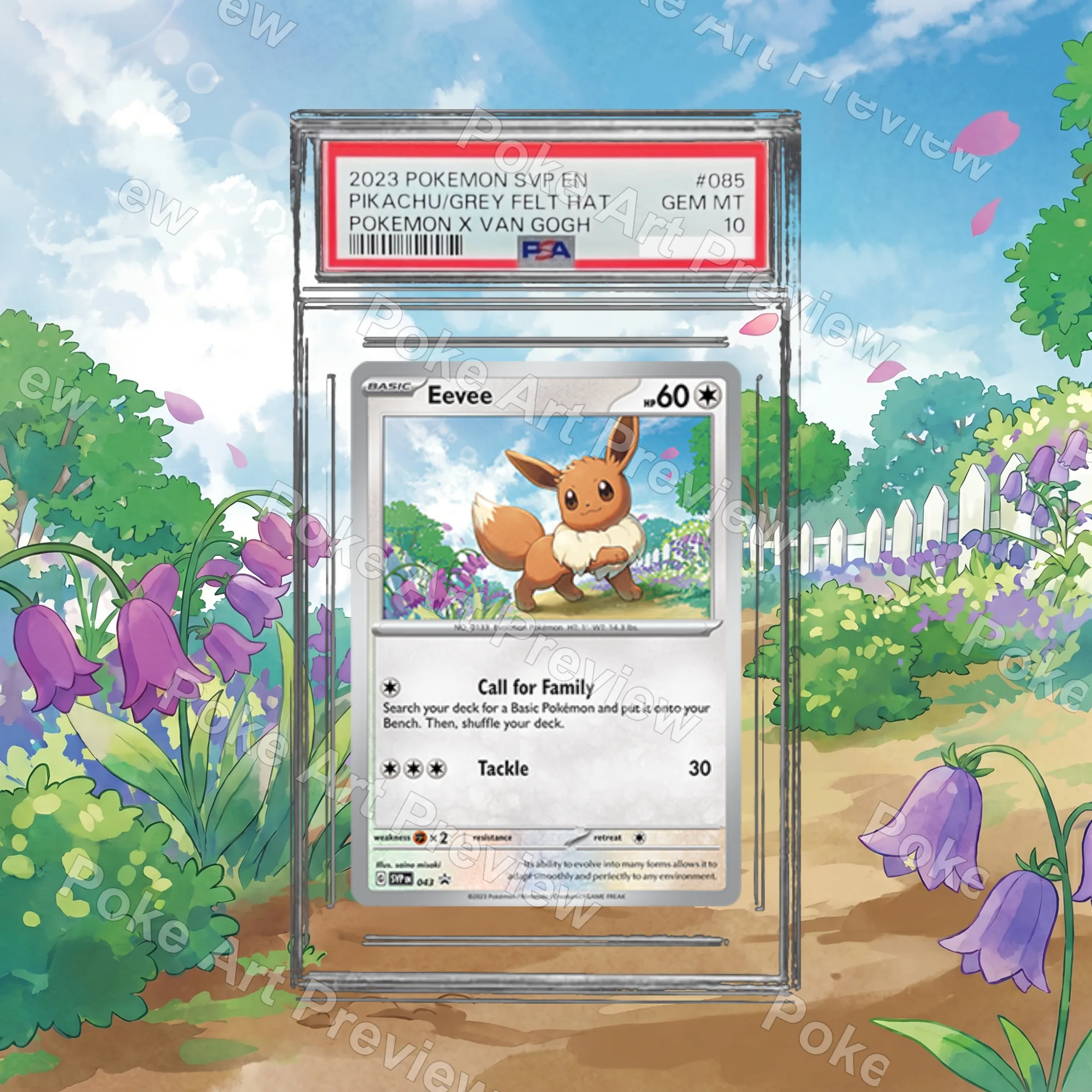 イーブイ SV-P 043 プロモ ポケモンTCG拡張アート コレクター展示用 view 4