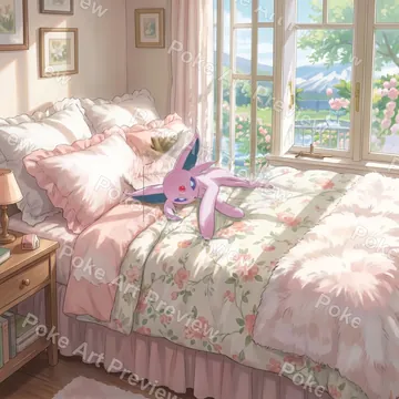 エーフィ 058/103 M6a ポケモンTCG拡張アート コレクター展示用 view 5