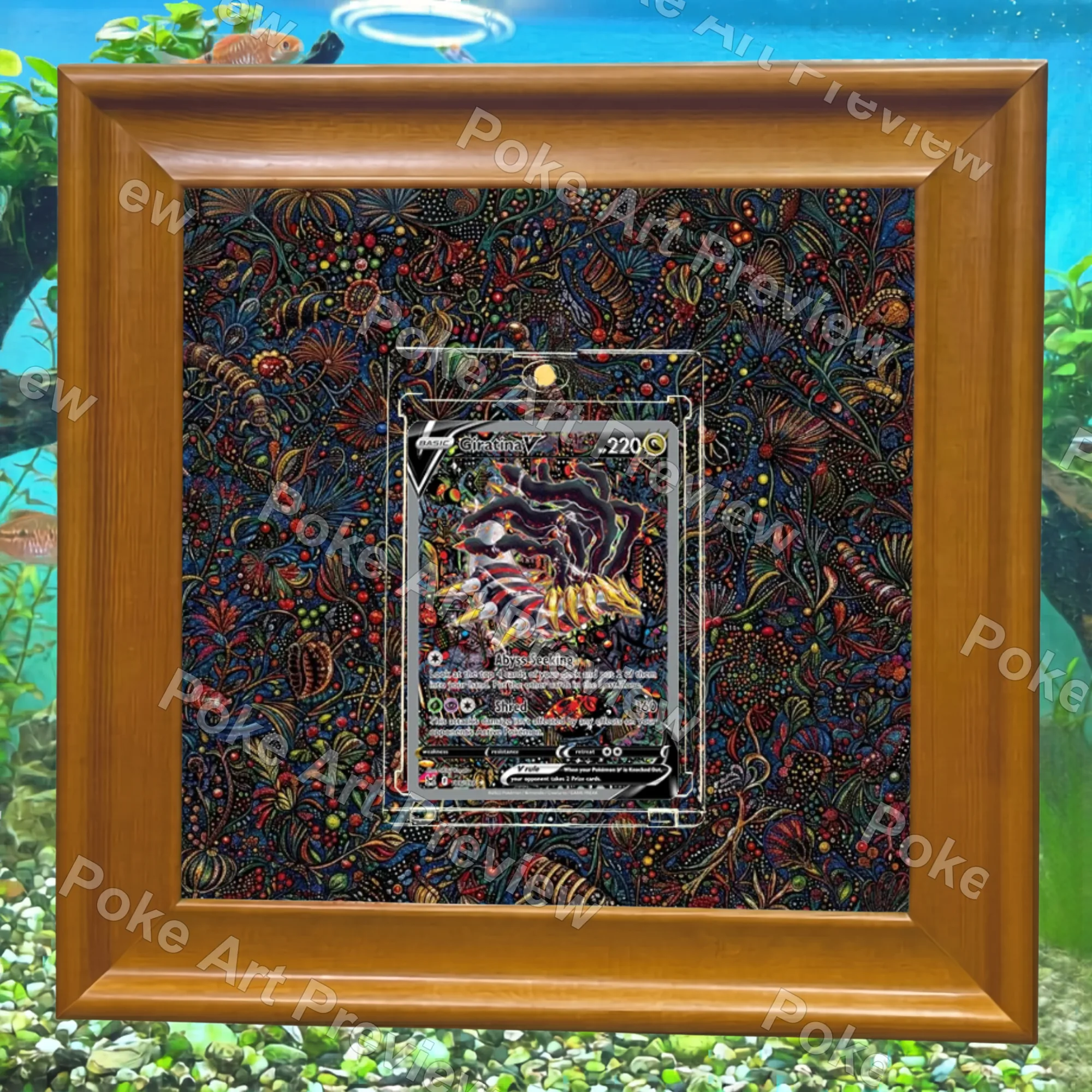 ギラティナV 186/196 PSA ロストオリジン ポケモンTCG拡張アート コレクター展示用 view 5