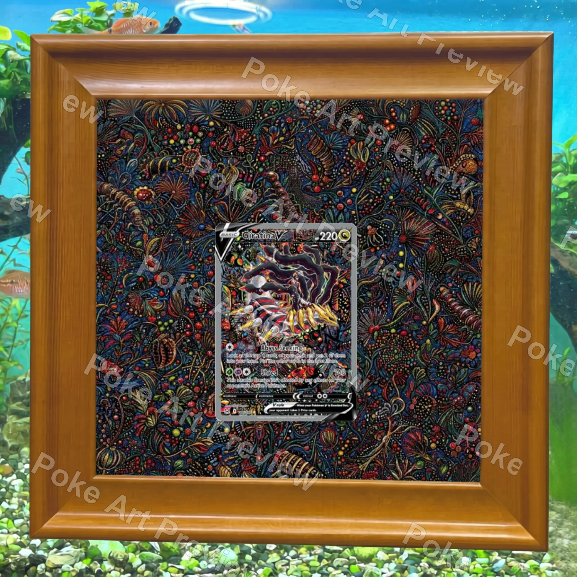 ギラティナV 186/196 PSA ロストオリジン ポケモンTCG拡張アート コレクター展示用 view 7