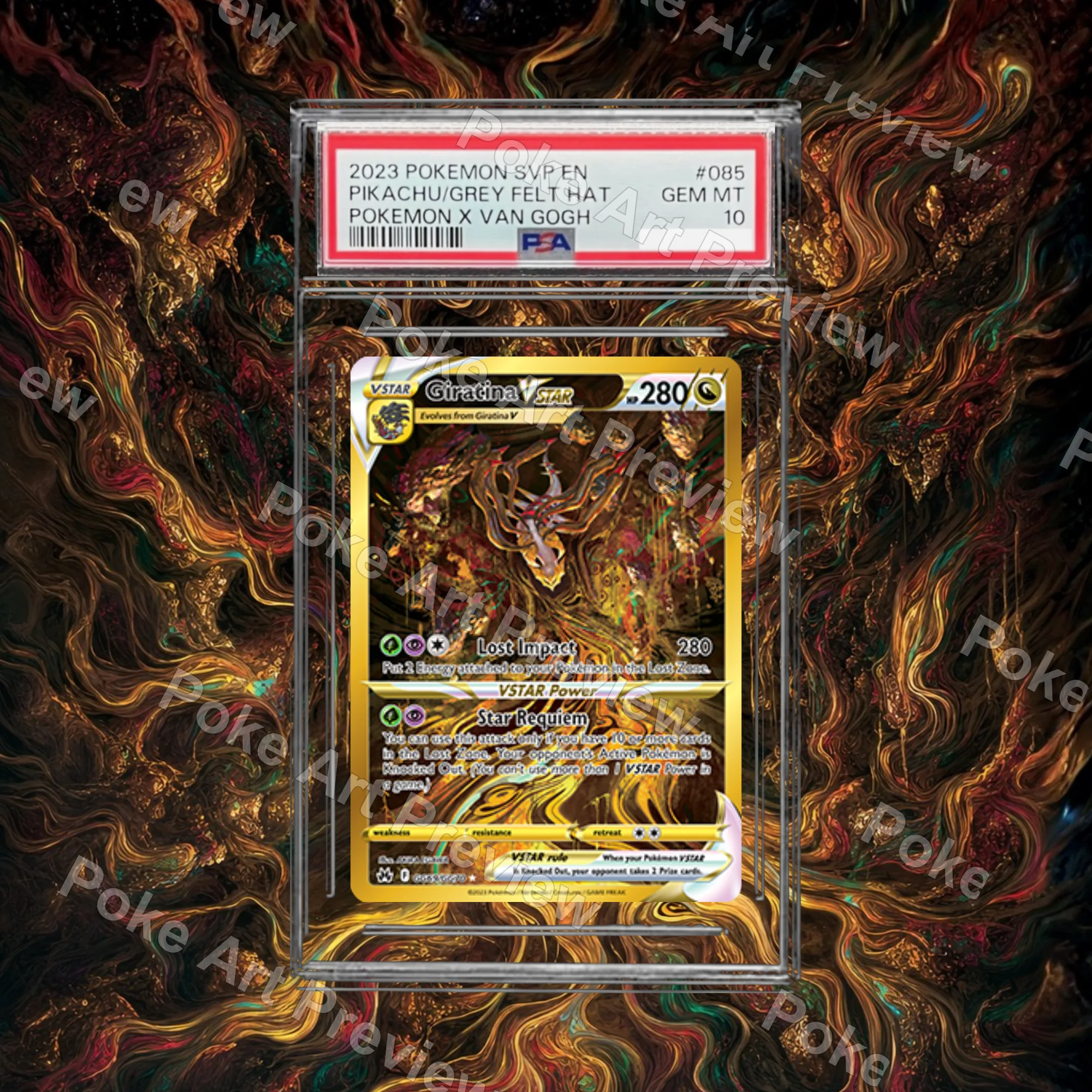 オリジンギラティナVSTAR Crown Zenith ポケモンTCG拡張アート コレクター展示用 view 4