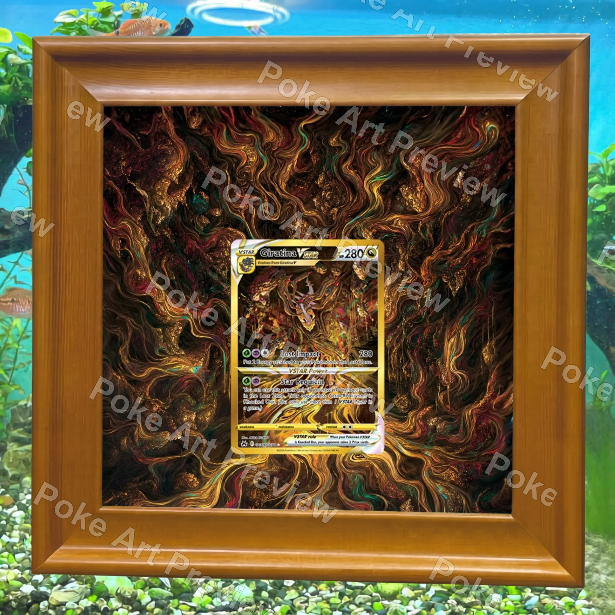 起源騎拉帝納 VSTAR GG69 Crown Zenith Pokemon TCG 延伸藝術 收藏展示 view 5