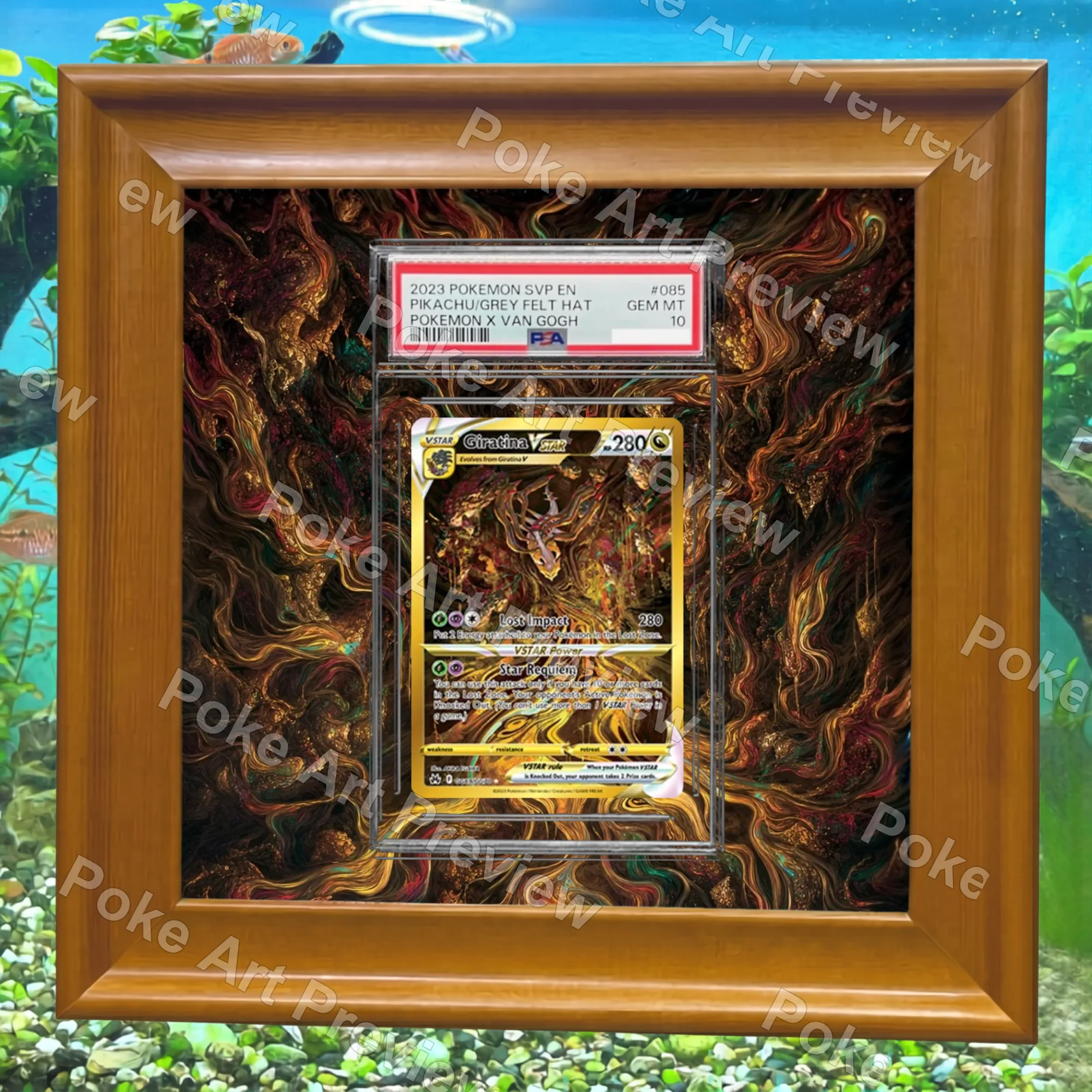 起源騎拉帝納 VSTAR GG69 Crown Zenith Pokemon TCG 延伸藝術 收藏展示 view 7