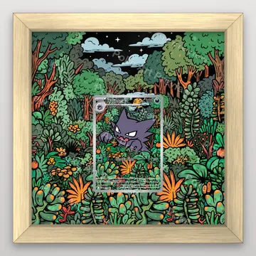 Haunter 027 Mega Evolution promo illustration rare Pokemon TCG extension art collector display view 3