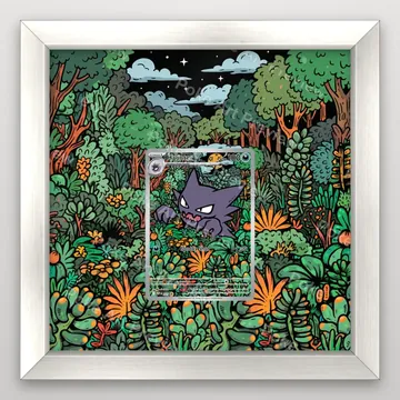 Haunter 027 Mega Evolution promo illustration rare Pokemon TCG extension art collector display view 5