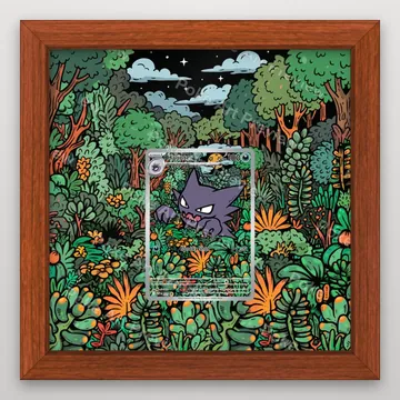 Haunter 027 Mega Evolution promo illustration rare Pokemon TCG extension art collector display view 2