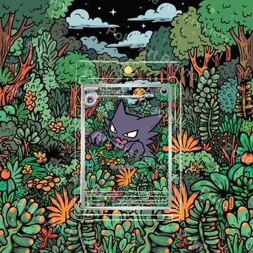 Haunter 027 Mega Evolution promo illustration rare Pokemon TCG extension art collector display view 6