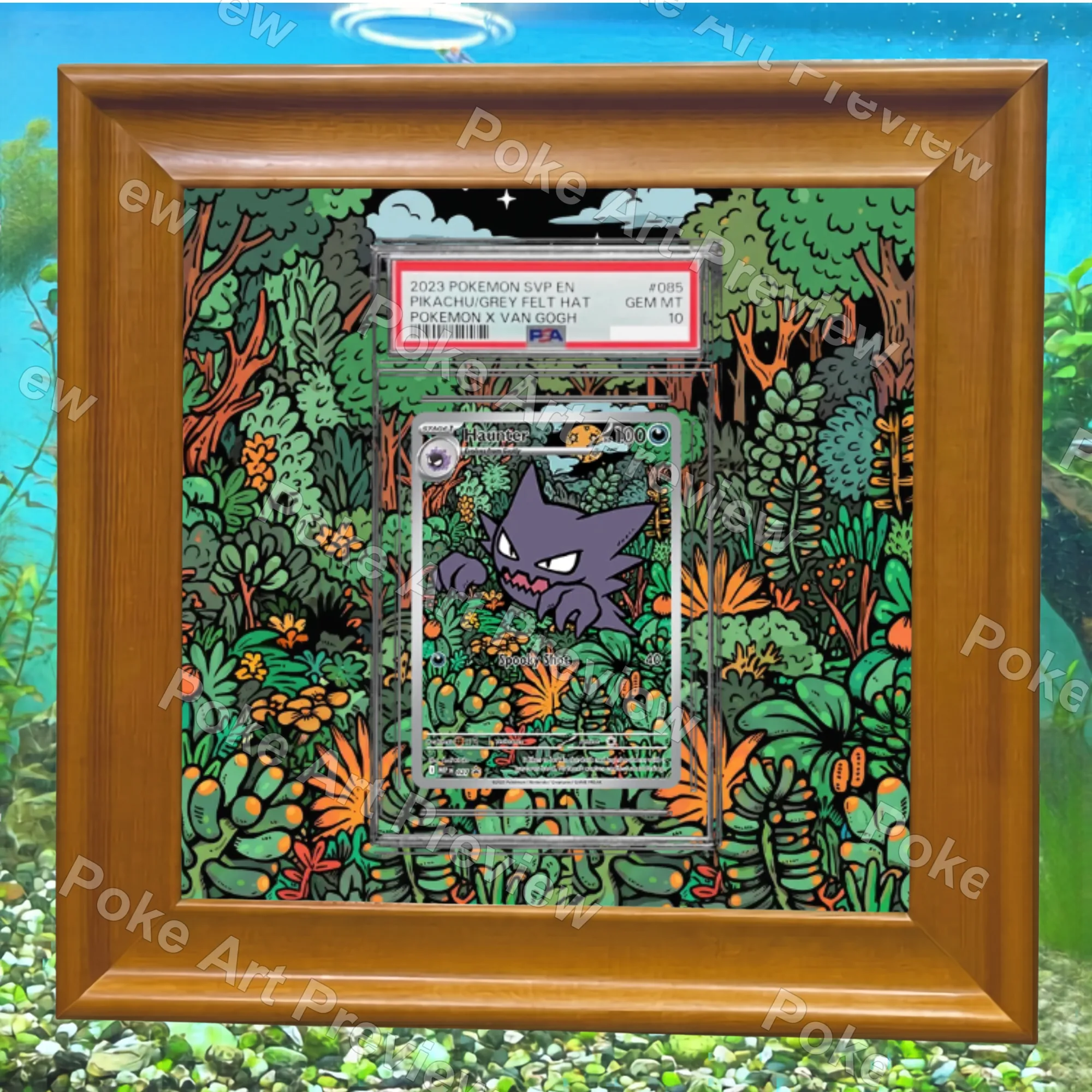 Haunter 027 Mega Evolution promo illustration rare Pokemon TCG extension art collector display view 5