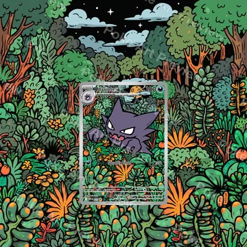Haunter 027 Mega Evolution promo illustration rare Pokemon TCG extension art collector display view 1