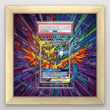 火焰鳥、閃電鳥與急凍鳥 GX Hidden Fates Stained Glass Promo Pokemon TCG 延伸藝術 收藏展示 view 3