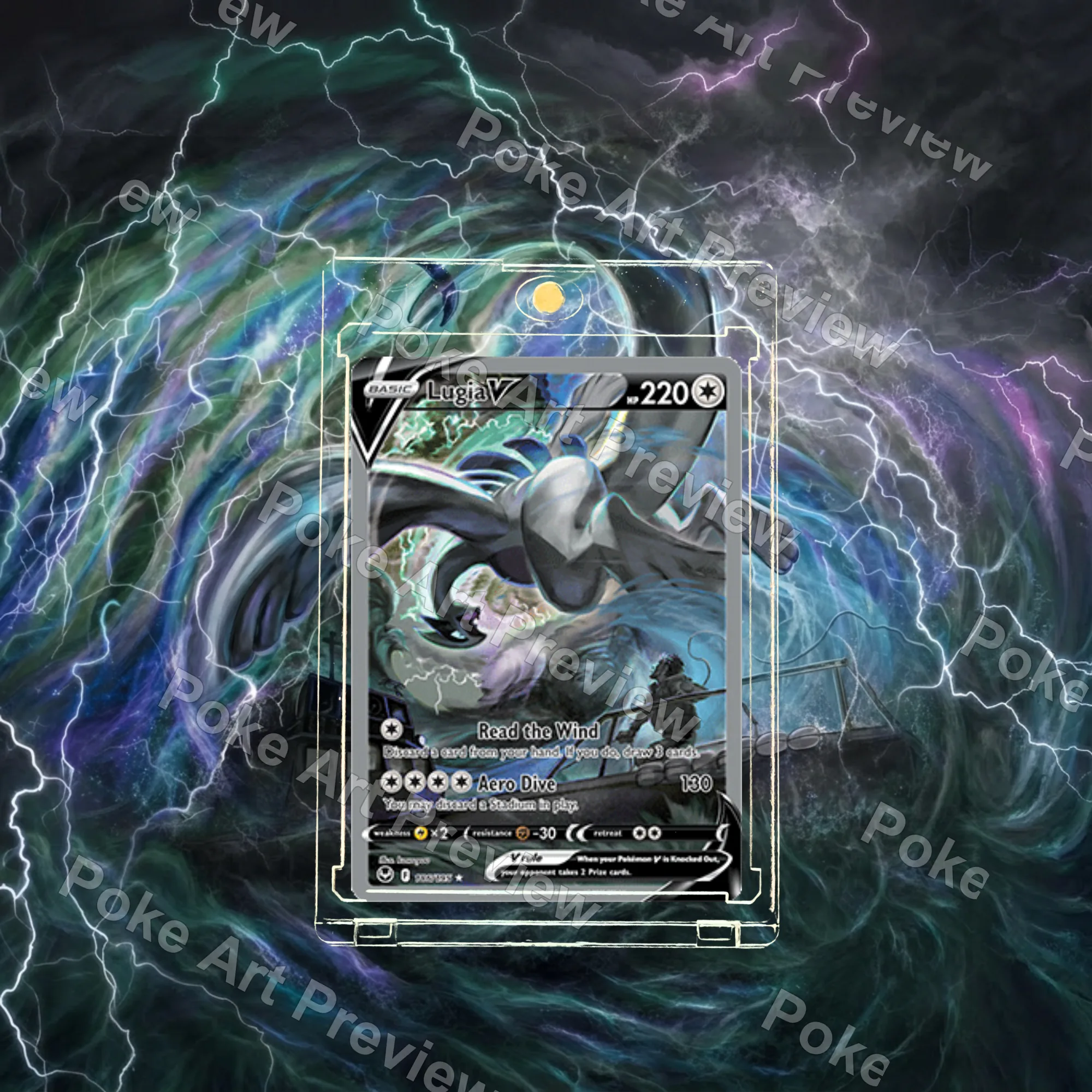 ルギアV Silver Tempest ポケモンTCG拡張アート コレクター展示用 view 2