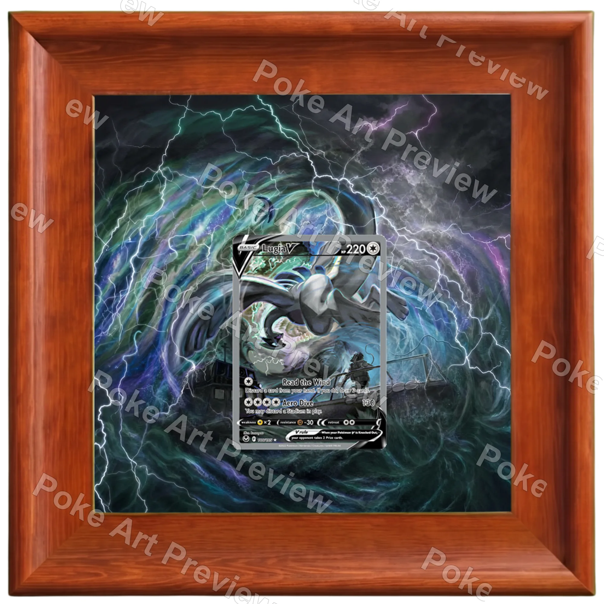 ルギアV Silver Tempest ポケモンTCG拡張アート コレクター展示用 view 6