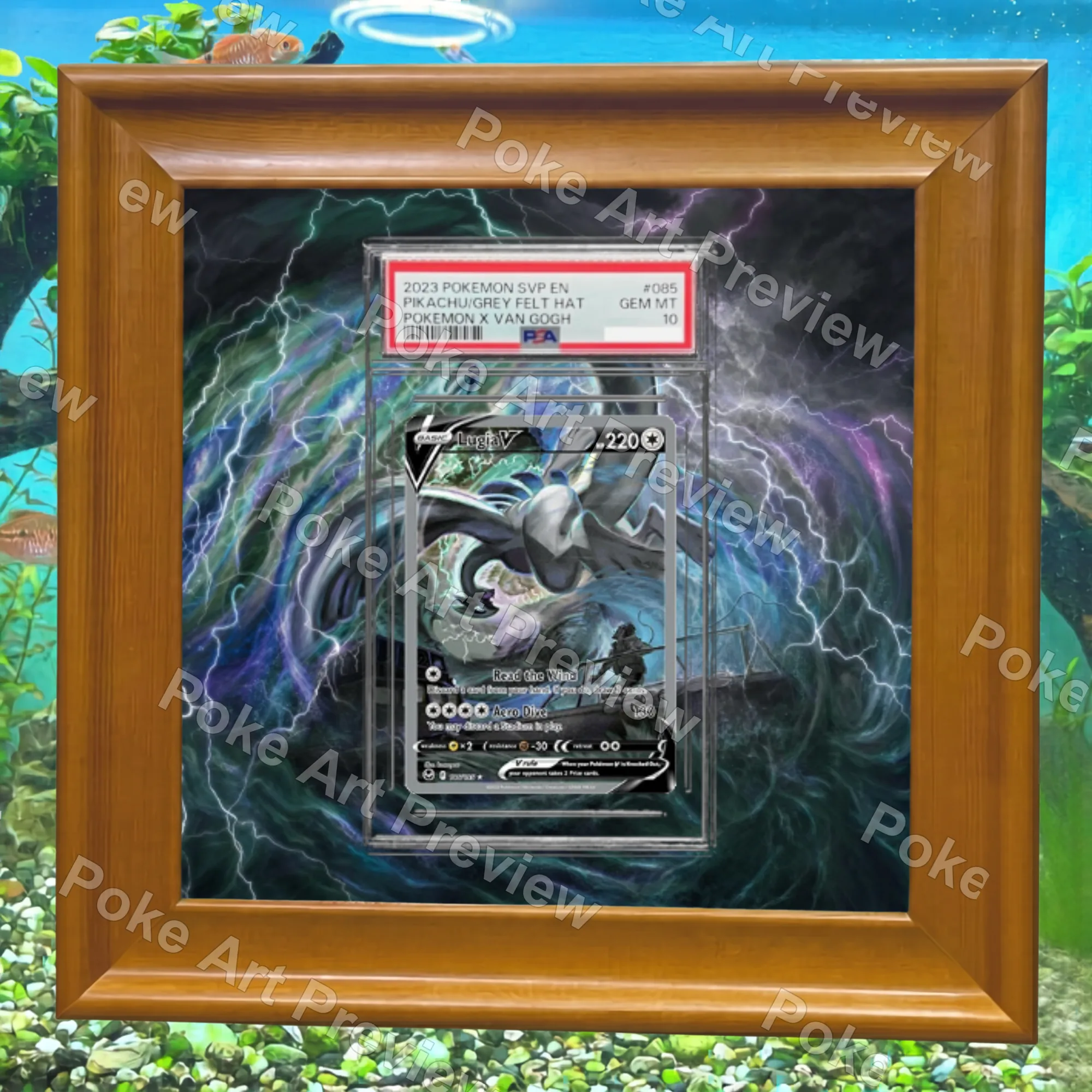 ルギアV 186/195 シルバーテンペスト ポケモンTCG拡張アート コレクター展示用 view 5