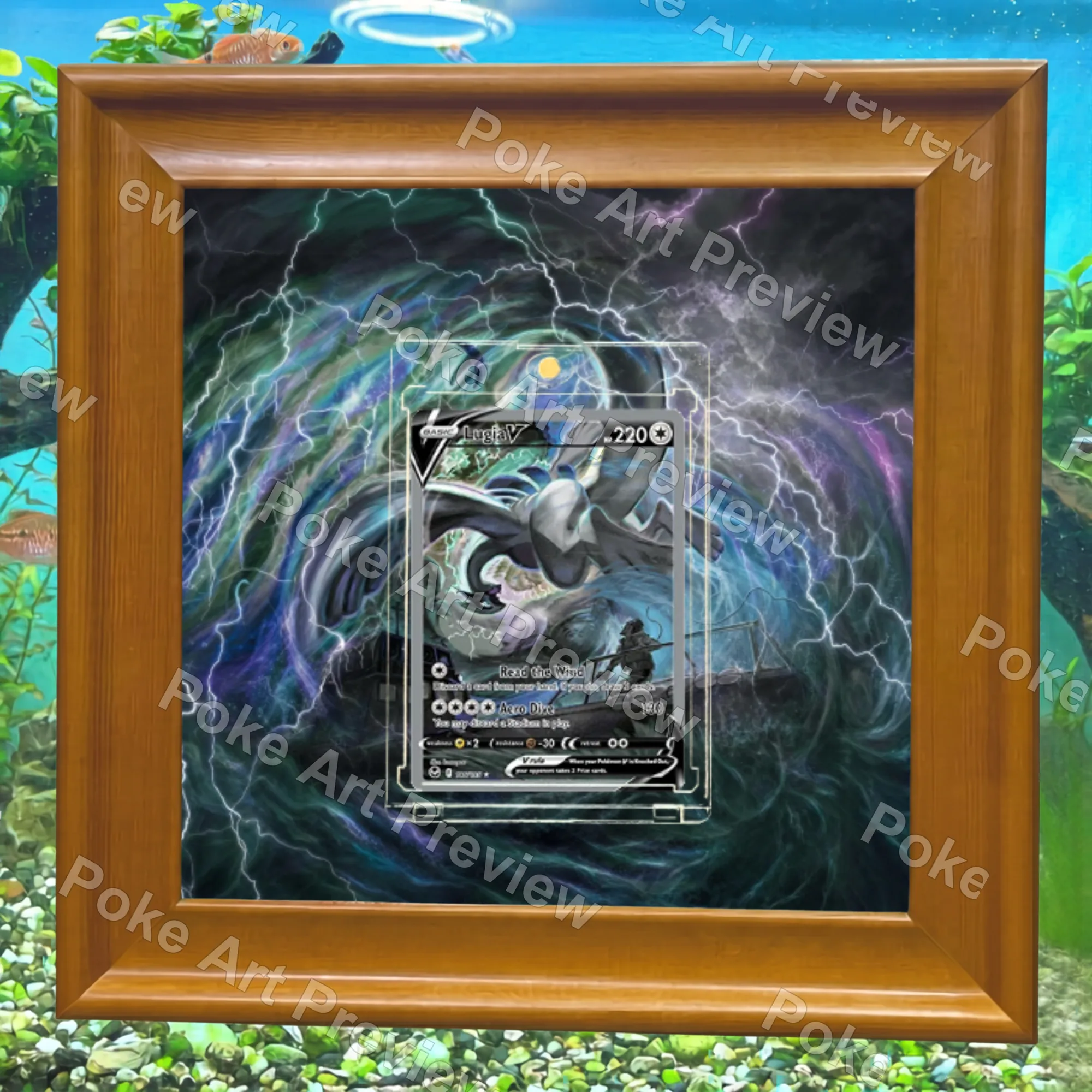 ルギアV 186/195 シルバーテンペスト ポケモンTCG拡張アート コレクター展示用 view 6