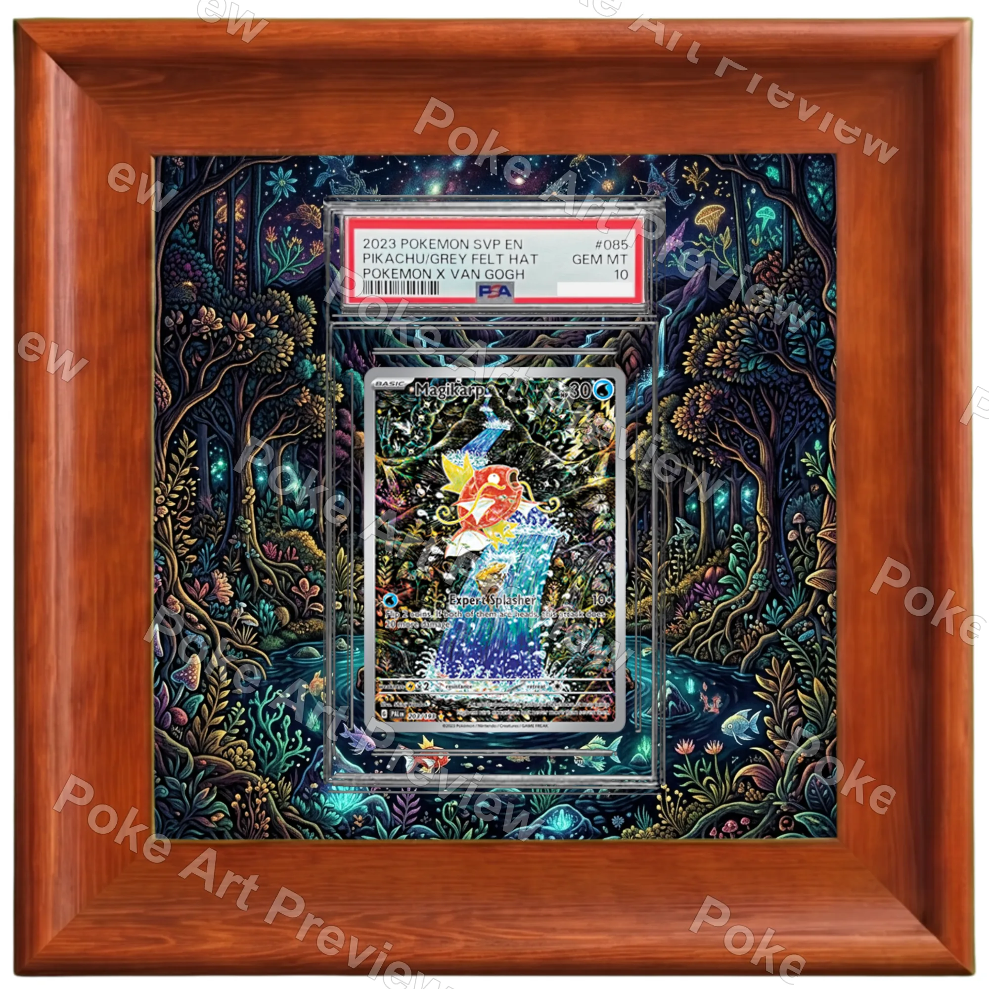 Magikarp Paldea Evolved Pokemon TCG extension art collector display view 4