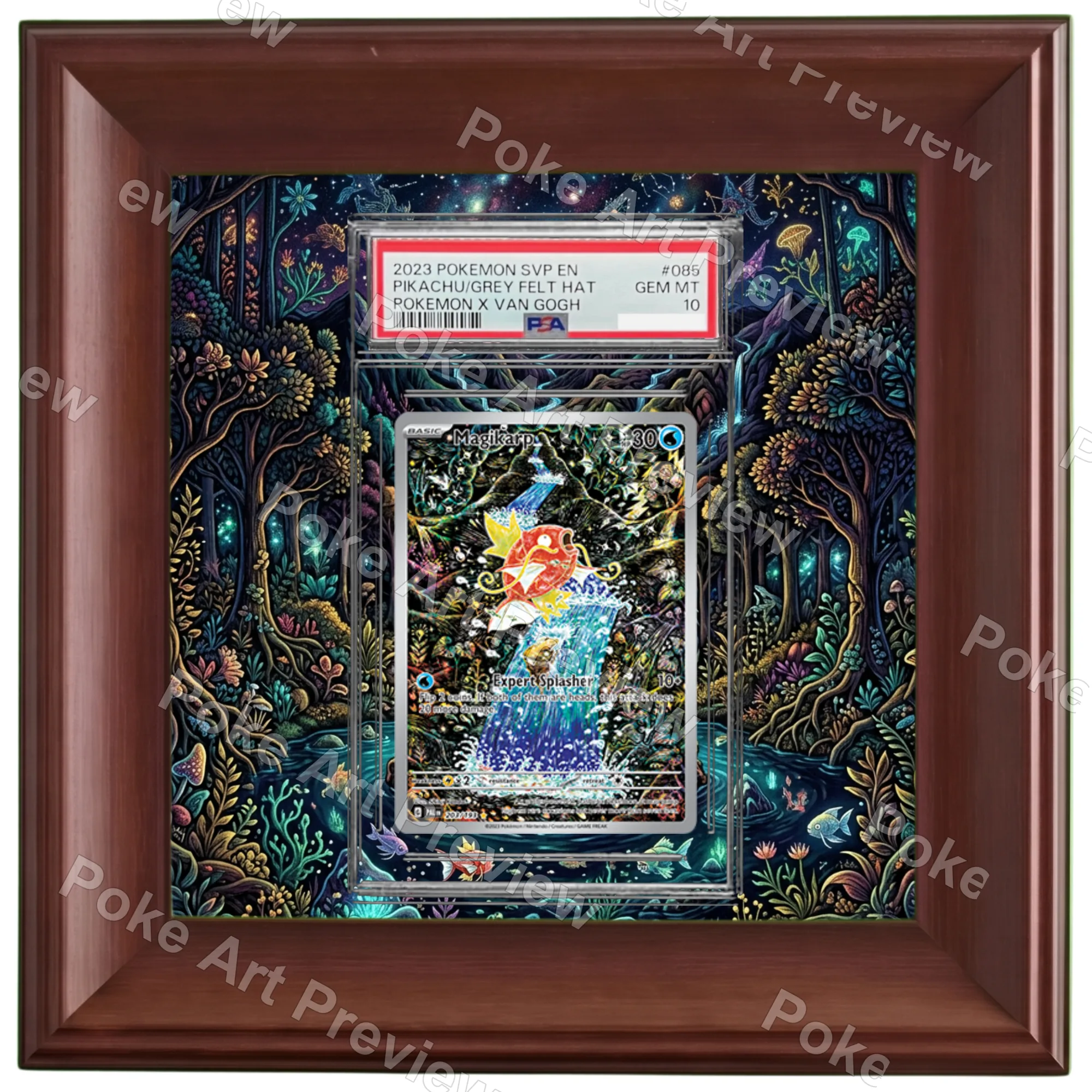 Magikarp Paldea Evolved Pokemon TCG extension art collector display view 5