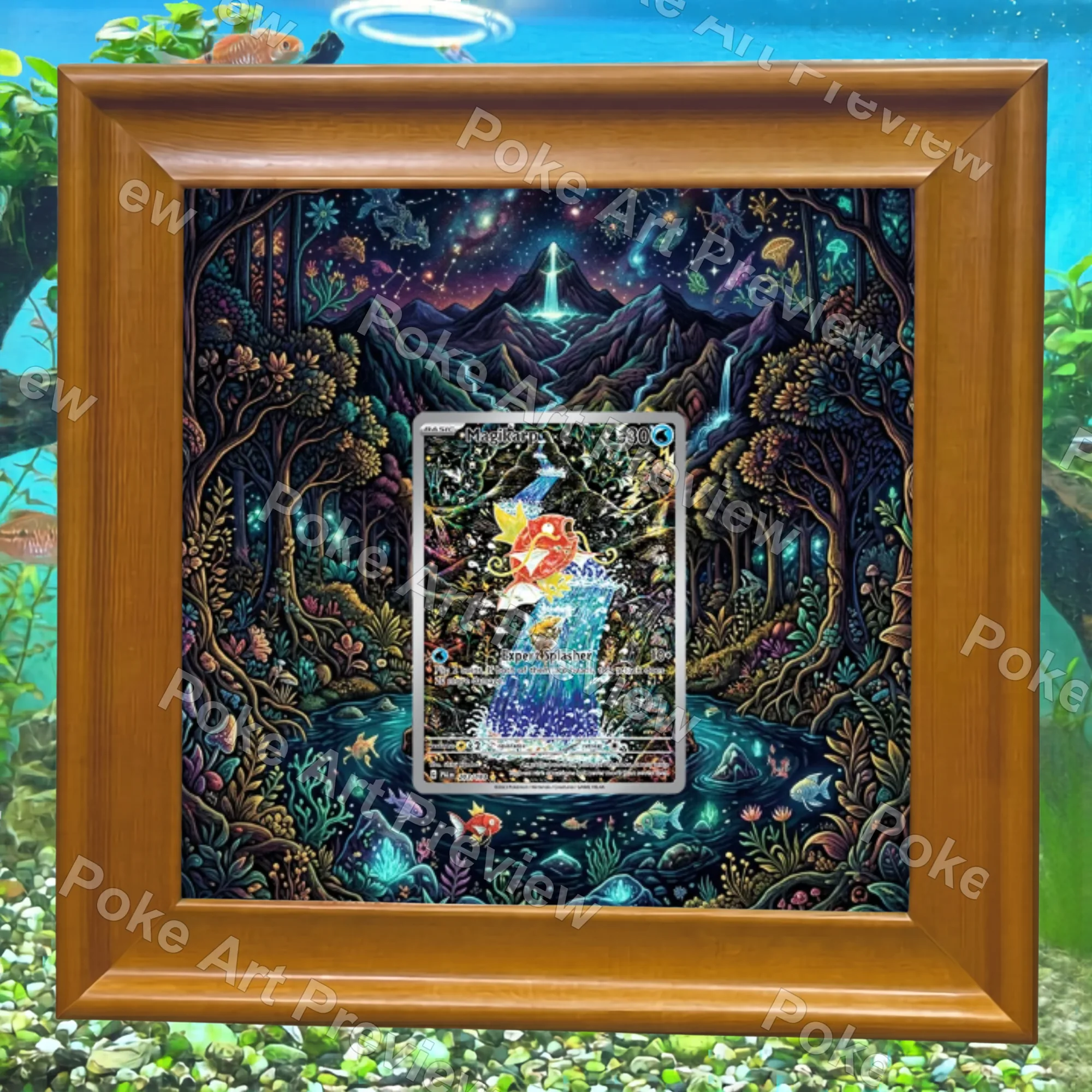 Magikarp 203/193 PSA Paldea Evolved Pokemon TCG extension art collector display view 5