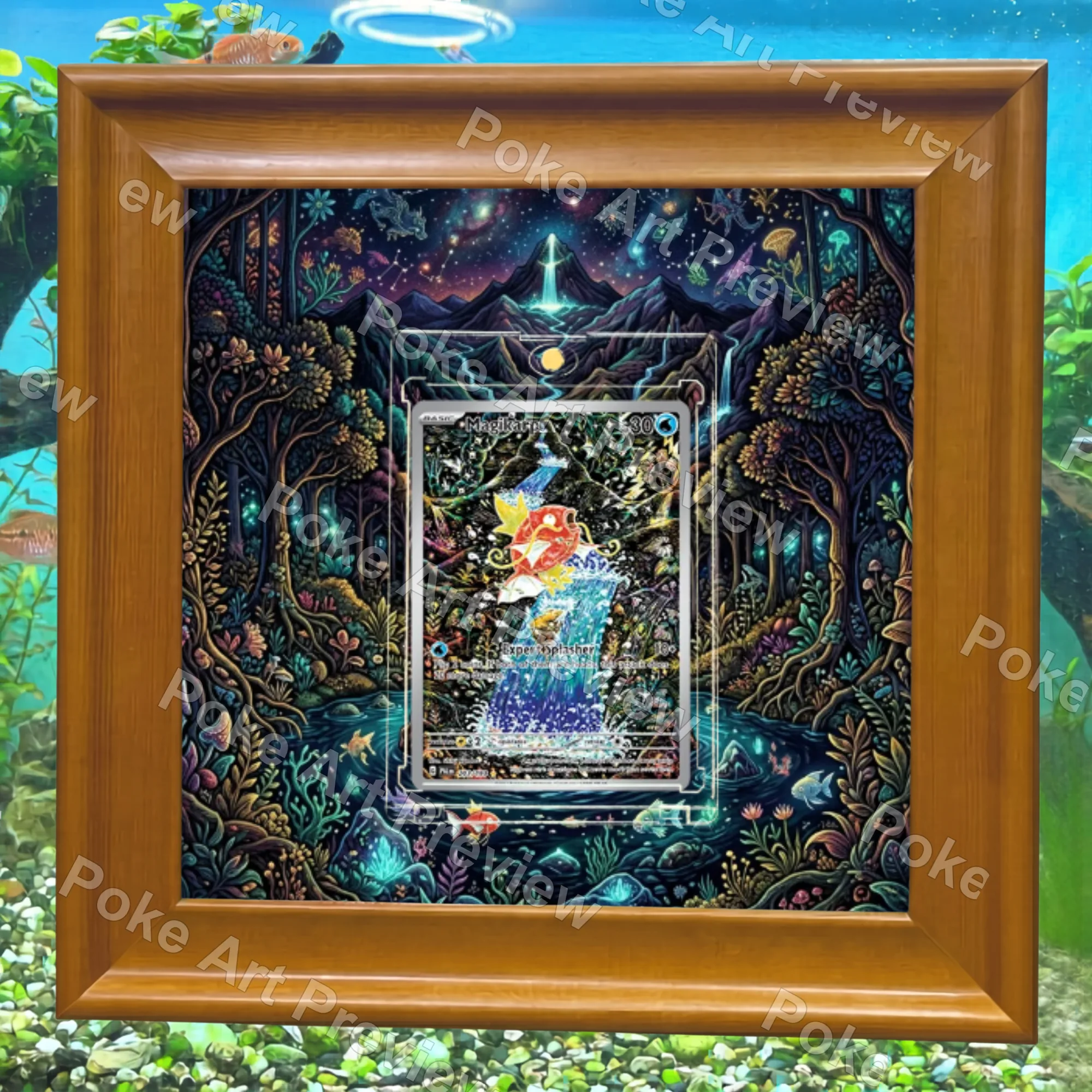 Magikarp 203/193 PSA Paldea Evolved Pokemon TCG extension art collector display view 6