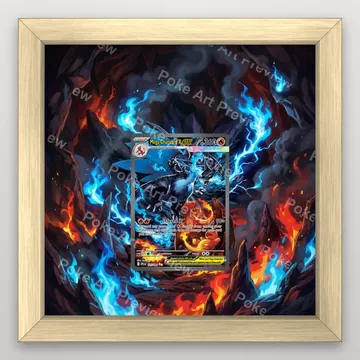 メガリザードンX ex 109/094 ファンタズマルフレイム ポケモンTCG拡張アート コレクター展示用 view 3