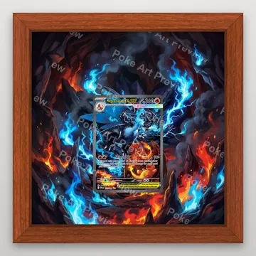 メガリザードンX ex 109/094 ファンタズマルフレイム ポケモンTCG拡張アート コレクター展示用 view 2