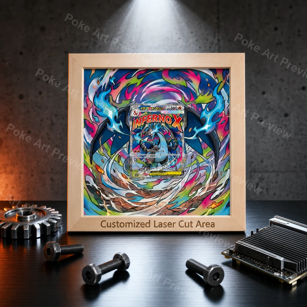 Mega Charizard X ex 223/193 Terastal Festival ex Mega Art Pokemon TCG extension art collector display