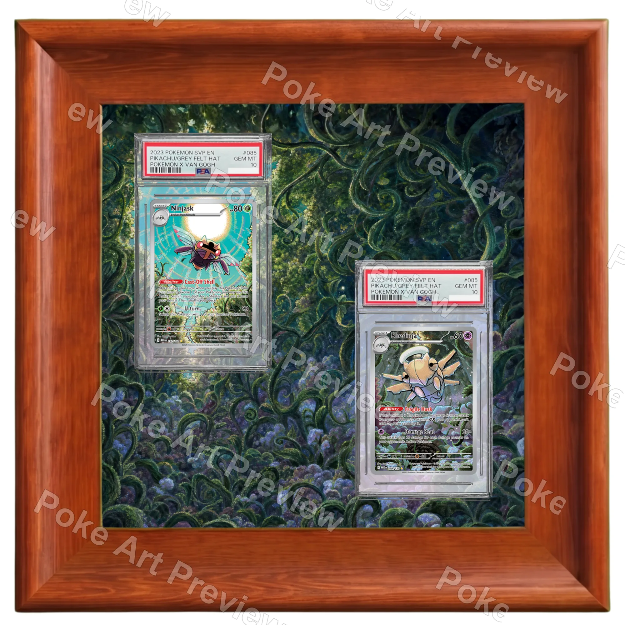 テッカニン 65/063 ヌケニン 072/063 メガシンフォニア M1S ポケモンTCG拡張アート コレクター展示用 view 6