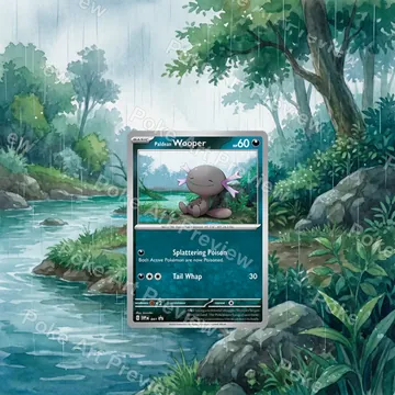 帕底亞烏波 SV-P 041 Promo Pokemon TCG 延伸藝術 收藏展示 view 1
