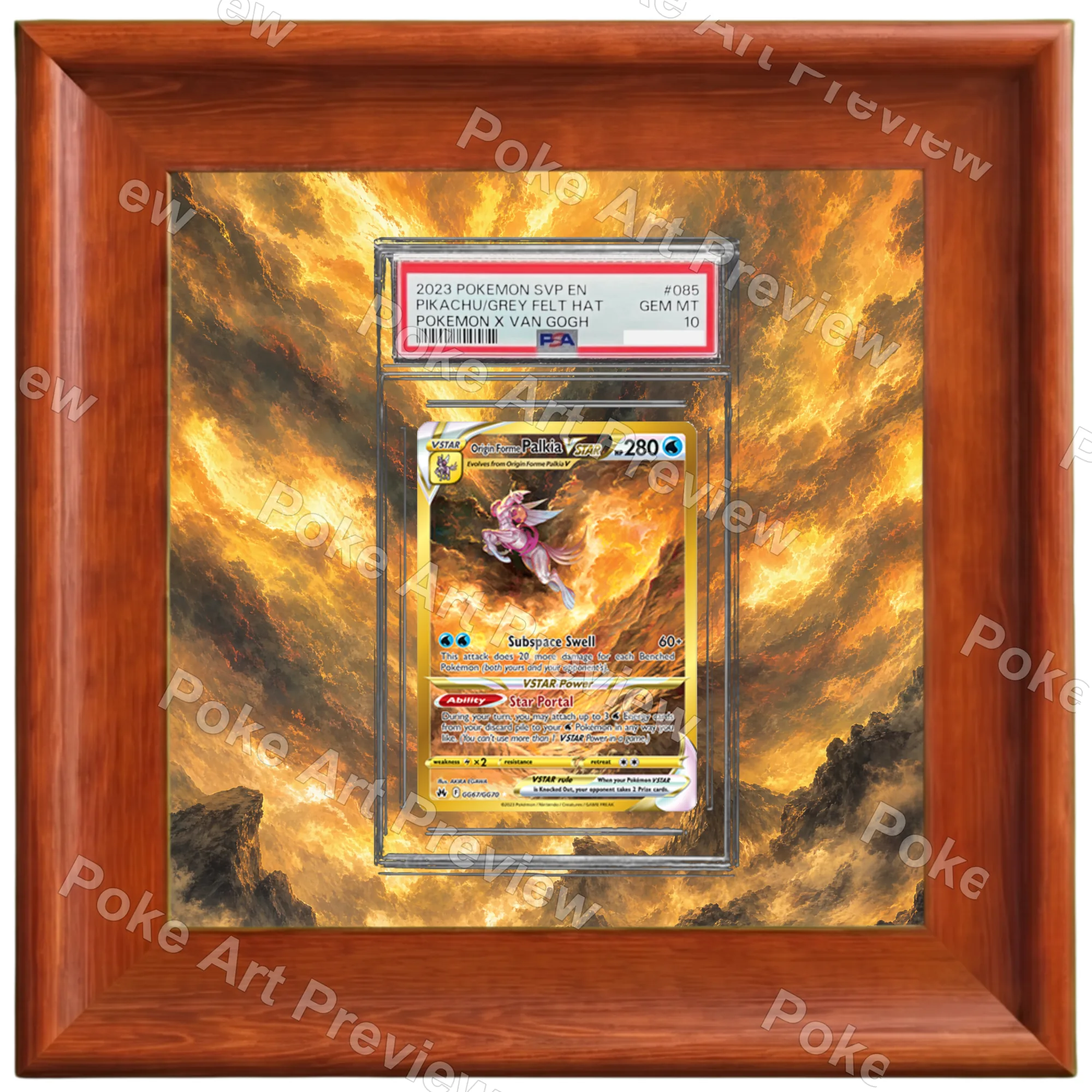 オリジンパルキアVSTAR Crown Zenith ポケモンTCG拡張アート コレクター展示用 view 6