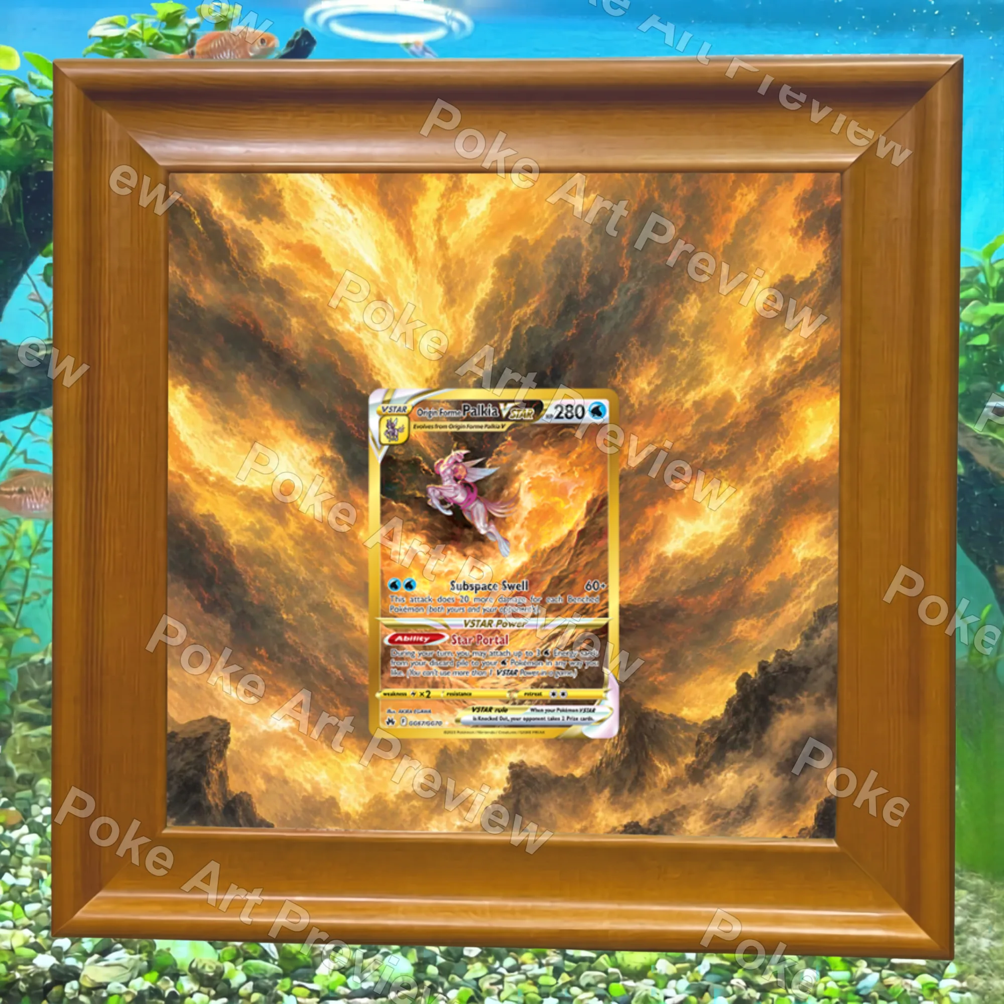 オリジンパルキアVSTAR GG67 クラウンゼニス ポケモンTCG拡張アート コレクター展示用 view 7