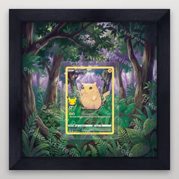 皮卡丘 5 Celebrations Pokemon TCG 延伸藝術 收藏展示 view 3