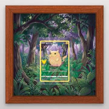 皮卡丘 5 Celebrations Pokemon TCG 延伸藝術 收藏展示 view 2